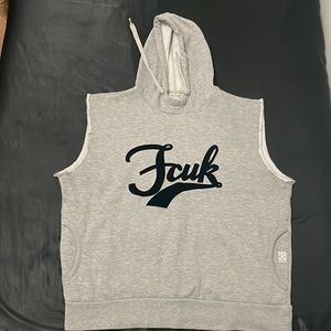 FCUK ( French connection) sleeveless hoodie